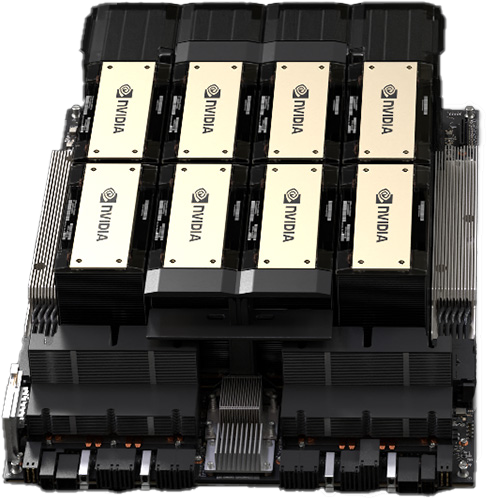 Schematische Darstellung eines KI-Servers